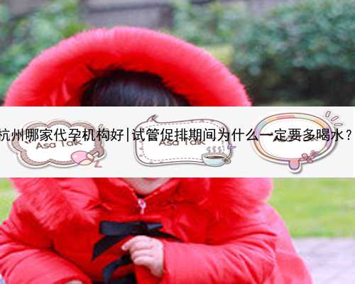 杭州哪家代孕机构好|试管促排期间为什么一定要多喝水？